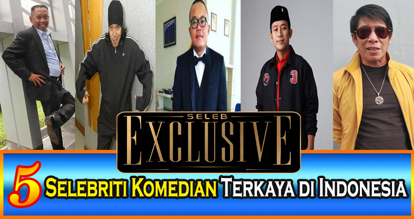 5 Selebriti Komedian Terkaya Di Indonesia