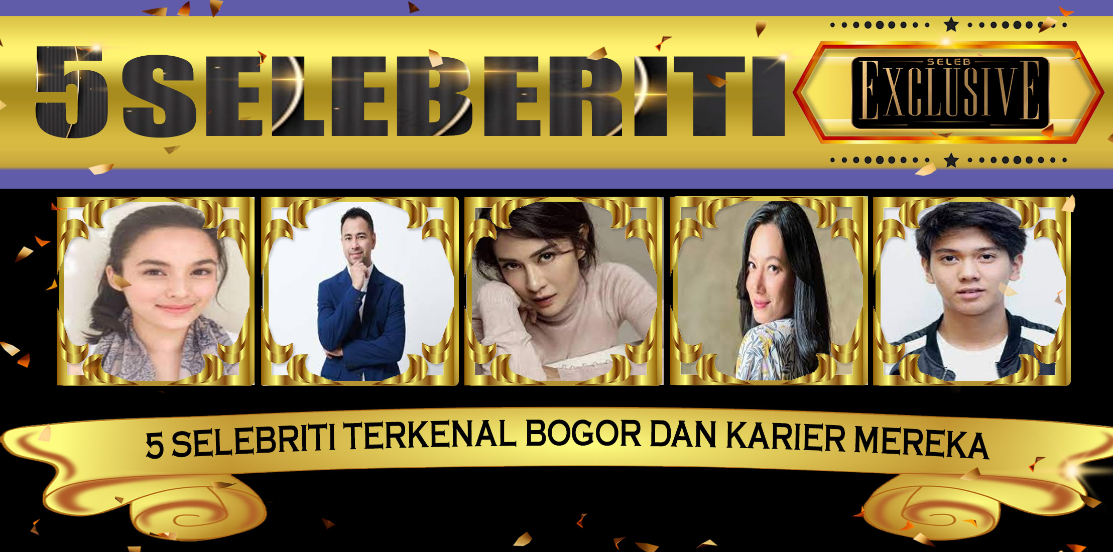 5 Selebriti Terkenal Bogor