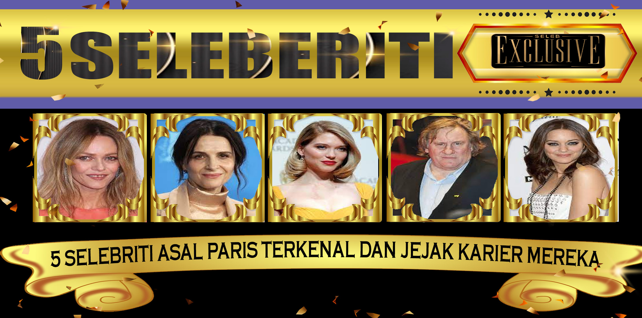 5 Selebriti Asal Paris