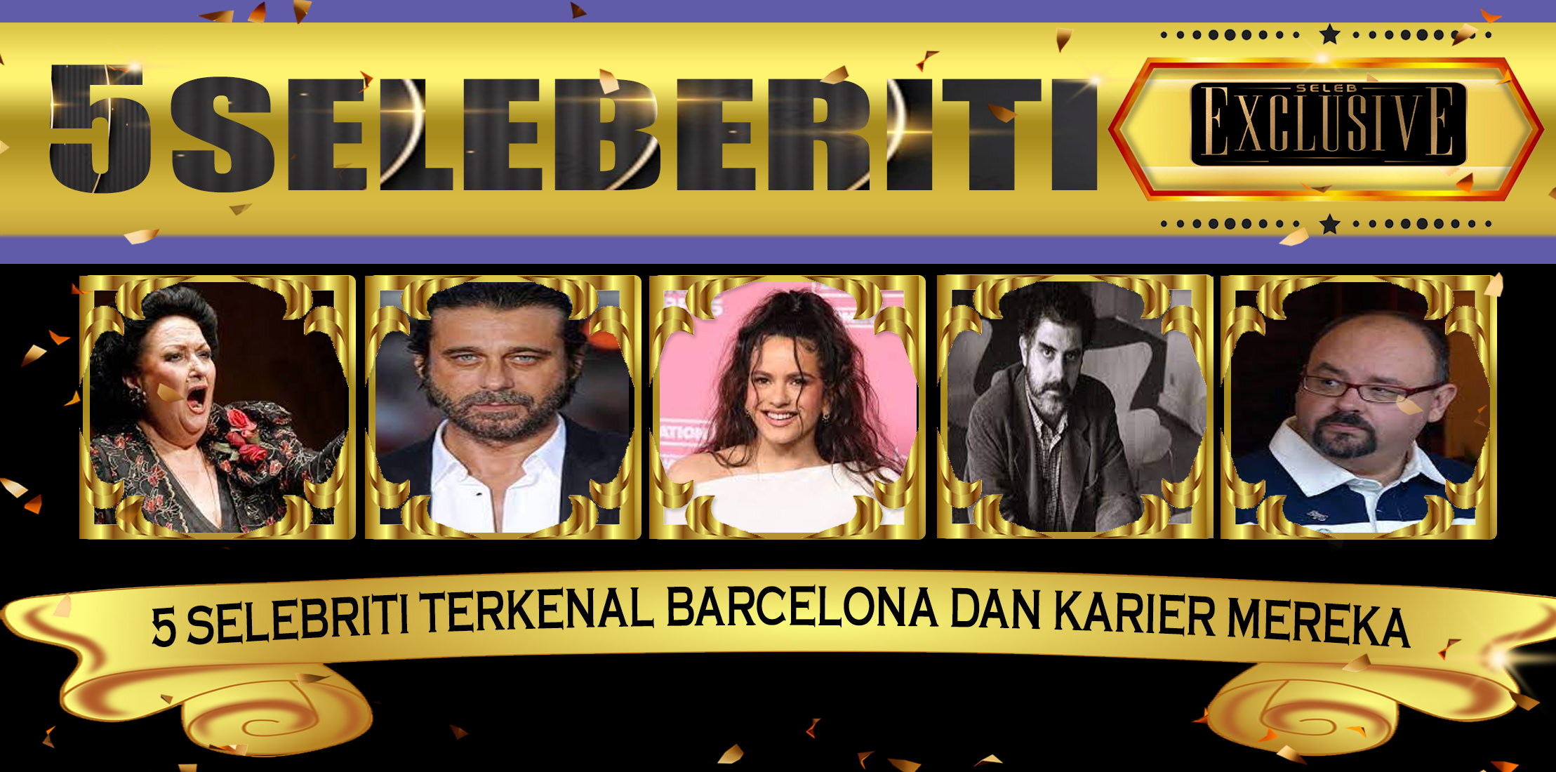 5 Selebriti Terkenal Barcelona