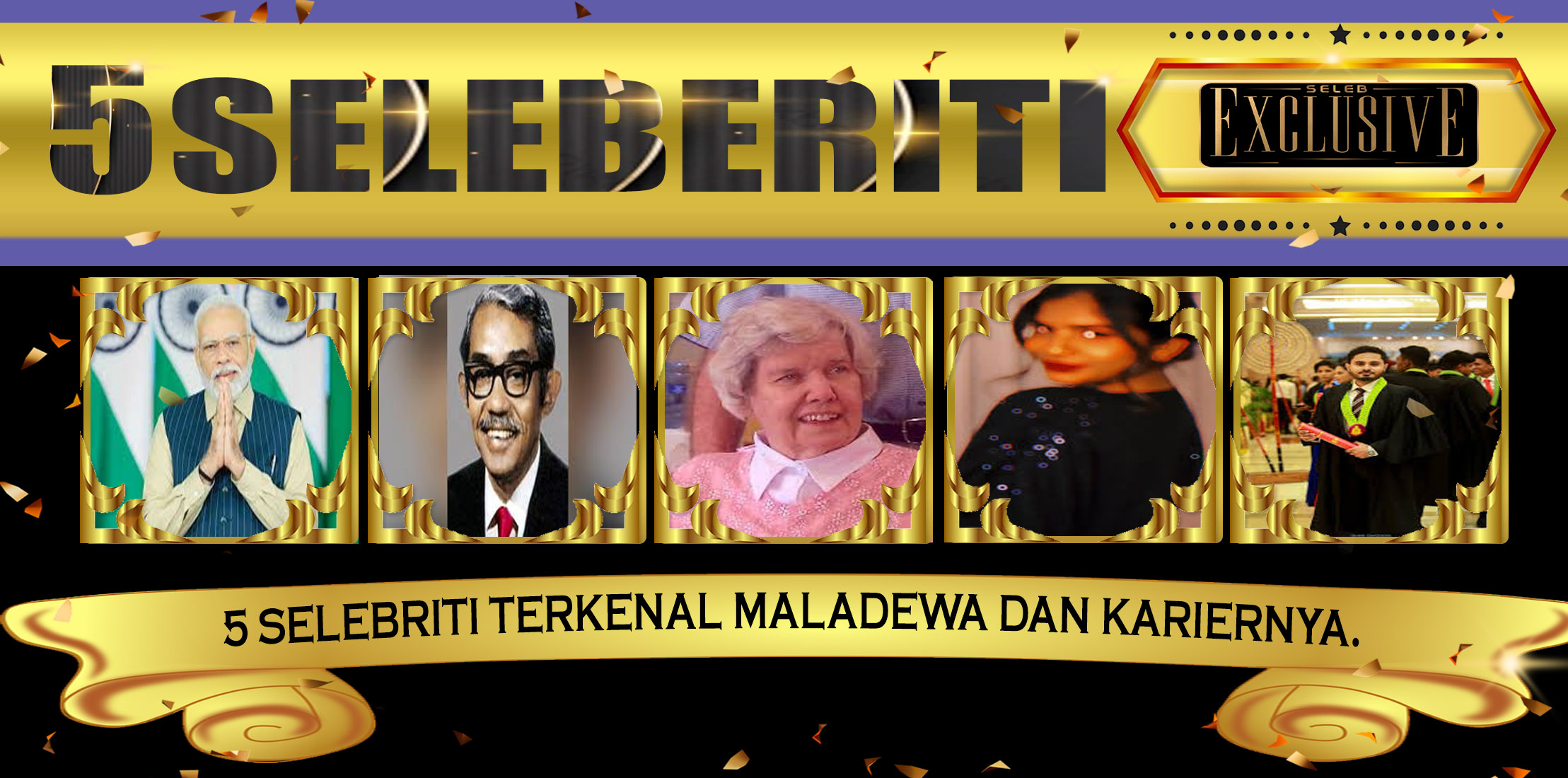 5 Selebriti Terkenal Maladewa